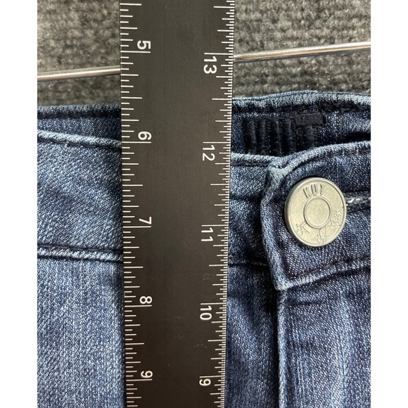 KUT From the Kloth Womens Blue Denim Crop Flare Jeans Plus Size 24W - Picture 5 of 9
